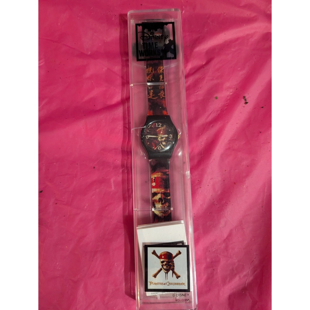 Disney Time works‎ Pirates of the Caribbean adult wristwatch watch NEW
